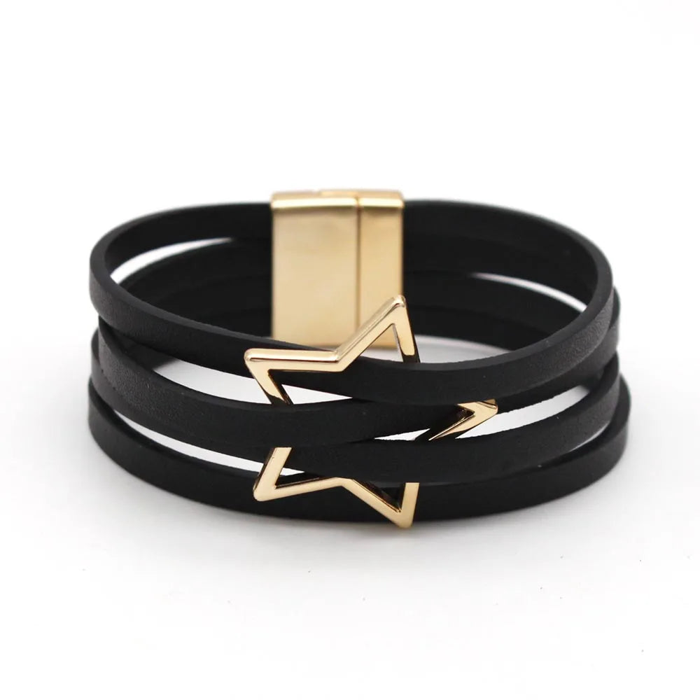 Elegant Leather Bracelet