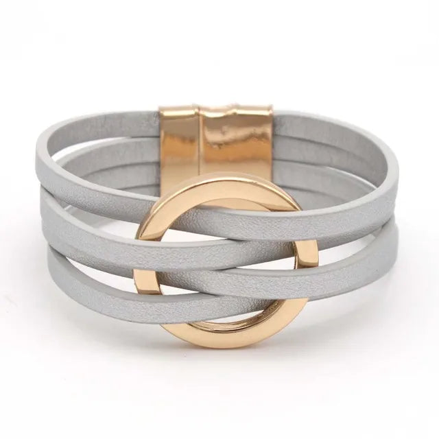 Elegant Leather Bracelet